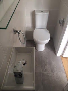 Bathrooms, plumbing & tiling supplied & fitted.