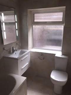Bathrooms supplied and fitted.