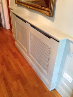 Radiator cabinets, created and fitted.