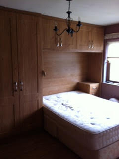 Bedroom storage supplied and fitted.